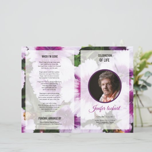 葬儀テンプレート (スタンド正面)