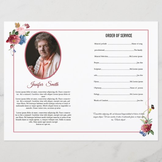 葬儀テンプレート (裏面)