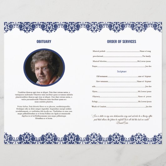 葬儀テンプレート (裏面)