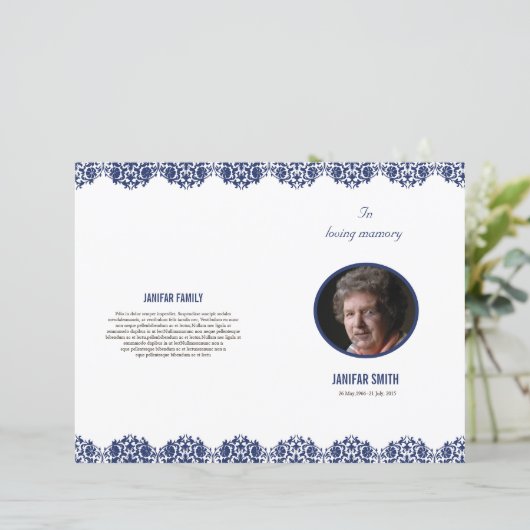 葬儀テンプレート (スタンド正面)