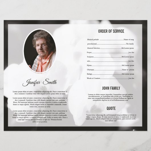 葬儀テンプレート (裏面)