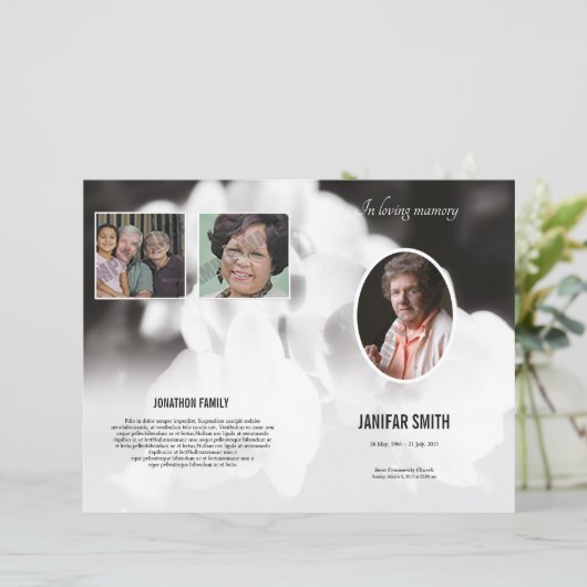 葬儀テンプレート (スタンド正面)