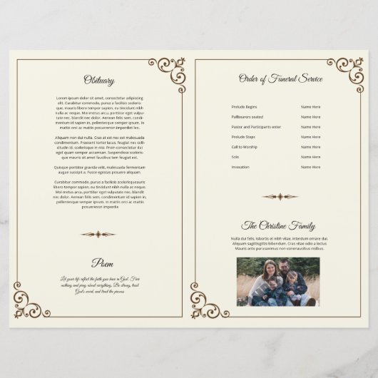 葬儀テンプレート (裏面)