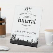 葬儀テーマRIP 20代30歳おもしろいの誕生日 台座サイン (インサイチュ)