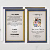 葬儀パンフレットテンプレート (正面/裏面)