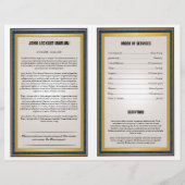 葬儀パンフレットテンプレート (裏面)