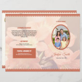 葬儀パンフレットテンプレート (正面/裏面)