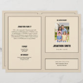 葬儀パンフレットテンプレート (正面/裏面)