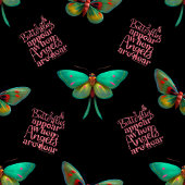 葬儀パーソナライズされた蝶の天使 スタンダードカクテルナプキン