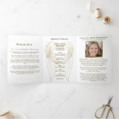 葬儀フォトコラージュと服務命令 三つ折りプログラム (内部)