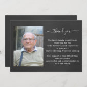 葬儀フォトサンキューカード サンキューカード (正面/裏面)