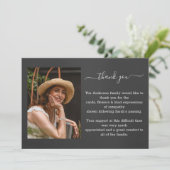 葬儀フォトサンキューカード サンキューカード (スタンド正面)