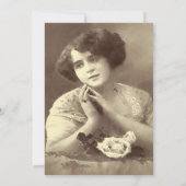 葬儀フォトスエレガントクリプトお祝いオブ・ライフ 招待状 (裏面)