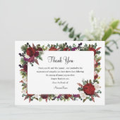 葬儀フローラサンキューカード サンキューカード (スタンド正面)