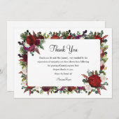 葬儀フローラサンキューカード サンキューカード (正面/裏面)