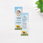 葬儀フローラブックマークテンプレート (デスク)