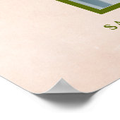 葬儀フローラ祝の人生の歓迎サイン ポスター (角)