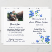 葬儀プログラムの記憶 (正面/裏面)