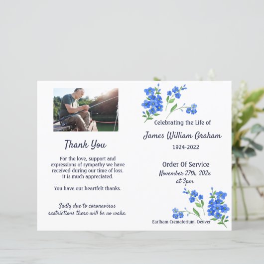 葬儀プログラムの記憶 (スタンド正面)