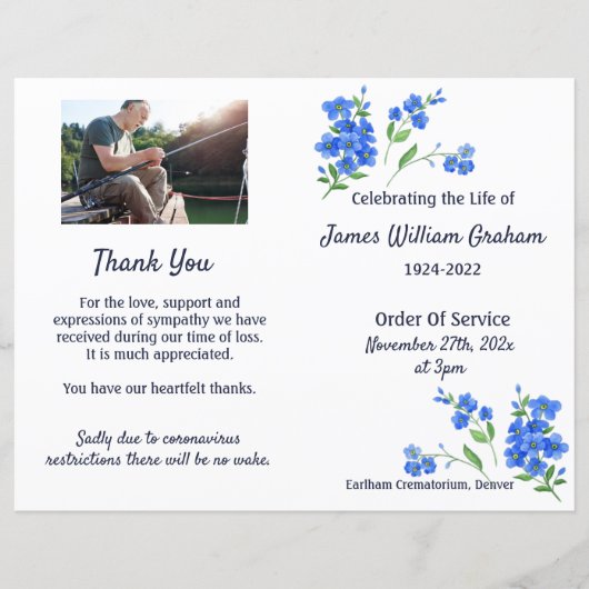 葬儀プログラムの記憶 (正面)