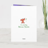 葬儀プログラムカスタムハミングバードラベンダー花 プログラム (裏面)