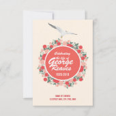 葬儀プログラムカードテンプレート (正面)