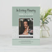 葬儀プログラムカード (スタンド正面)