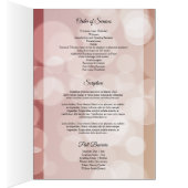 葬儀プログラムテンプレートパンフレット (内側 (右))