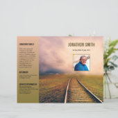 葬儀プログラムテンプレート、 (スタンド正面)