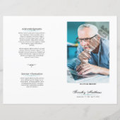 葬儀プログラムテンプレート (正面)