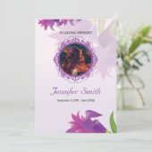 葬儀プログラムテンプレート (スタンド正面)