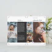 葬儀プログラムテンプレート、 (スタンド正面)