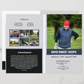 葬儀プログラムテンプレート (正面/裏面)