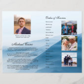 葬儀プログラムテンプレート (裏面)