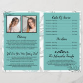 葬儀プログラムテンプレート (裏面)