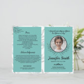 葬儀プログラムテンプレート (スタンド正面)