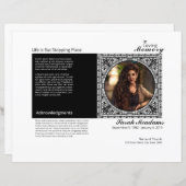 葬儀プログラムテンプレート (正面/裏面)