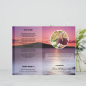 葬儀プログラムテンプレート (スタンド正面)