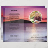 葬儀プログラムテンプレート (正面/裏面)