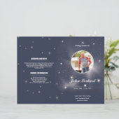 葬儀プログラムテンプレート (スタンド正面)