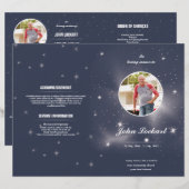 葬儀プログラムテンプレート (正面/裏面)