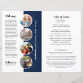 葬儀プログラムテンプレート (裏面)