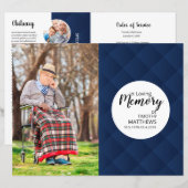 葬儀プログラムテンプレート (正面/裏面)