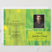 葬儀プログラムテンプレート (正面)