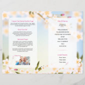 葬儀プログラムテンプレート (裏面)