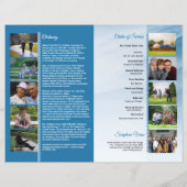 葬儀プログラムテンプレート (裏面)