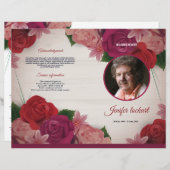 葬儀プログラムテンプレート (正面/裏面)