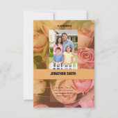 葬儀プログラムテンプレート 招待状 (正面)