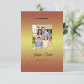 葬儀プログラムテンプレート 招待状 (スタンド正面)