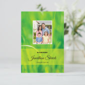 葬儀プログラムテンプレート 招待状 (スタンド正面)